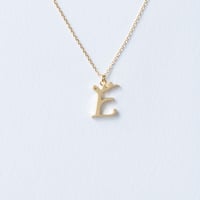 イニシャル E | ネックレス | L-003