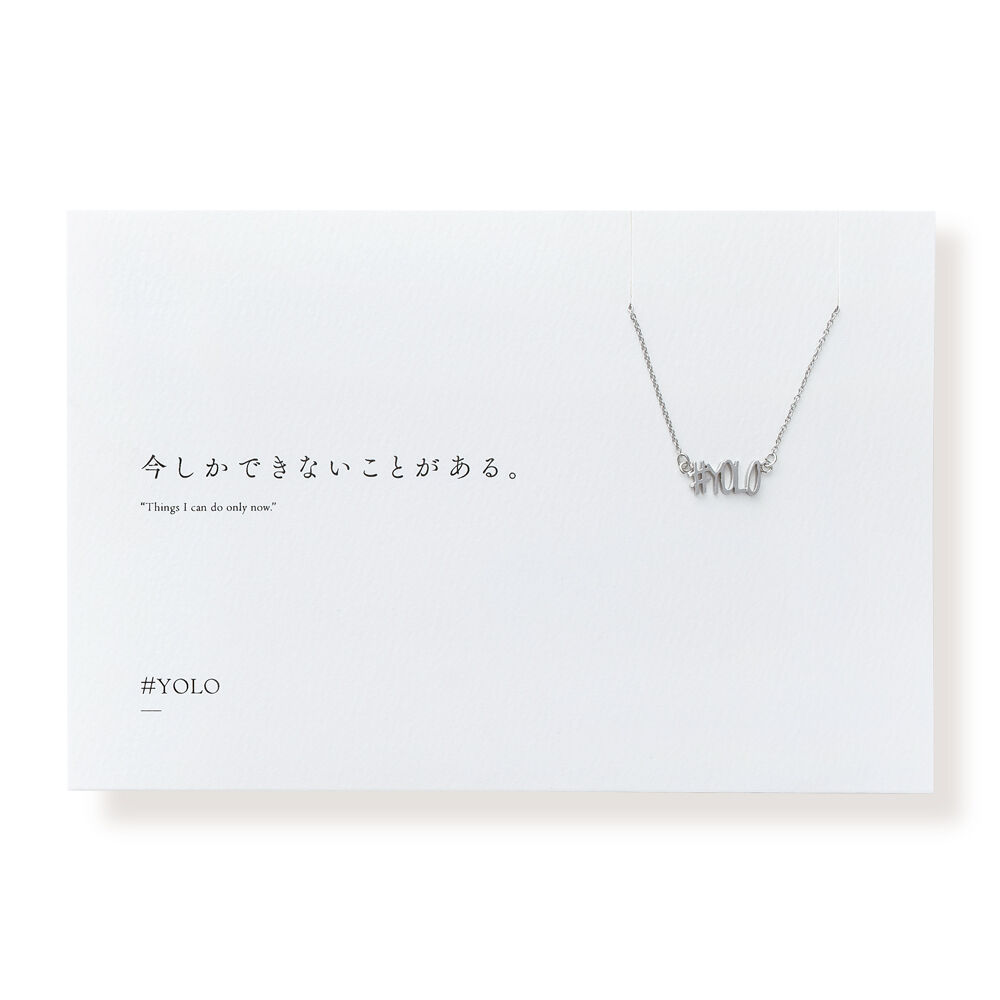 YOLO | ネックレス | D-017 | 【公式】5108/コトバ | 言葉を身にまと