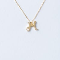 イニシャル H | ネックレス | L-005