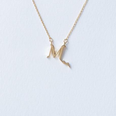 イニシャル M | ネックレス | L-010