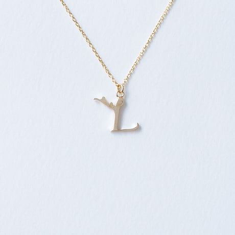 イニシャル L | ネックレス | L-009