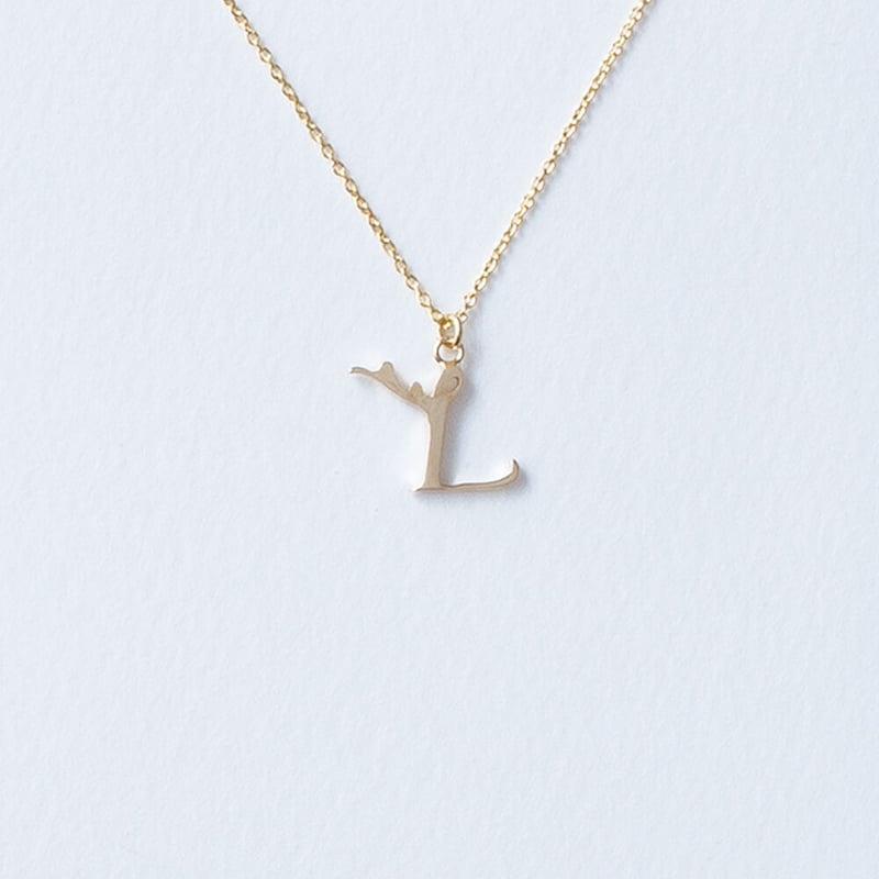 イニシャル L | ネックレス | L-009 | 【公式】5108/コトバ イニシャル L | ネックレス | L-009 | 【公式】5108/コトバ