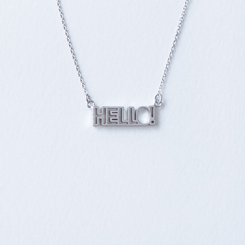 HELLO! | ネックレス | B-025 | 【公式】5108/コトバ | 言葉を身にまと