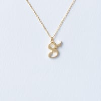 イニシャル S | ネックレス | L-013