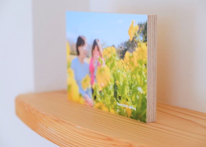 木製フォトパネル サイズ：12.7cm × 17.8cm | しあわせのたねまき屋