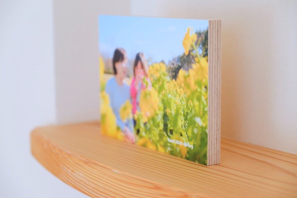 木製フォトパネル サイズ：12.7cm × 17.8cm | しあわせのたねまき屋