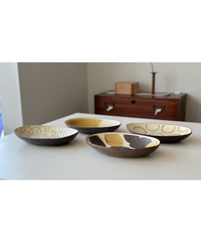 市岡泰 四角丸のボウル 四角丸のボウル(長L) / 市岡 泰 | galeriekaigetsu online shop