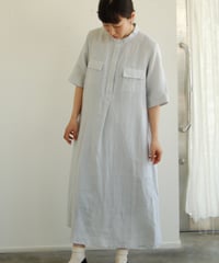 ボックス型シャツ/ネイビー - Houttuynia cordata | galeriekai