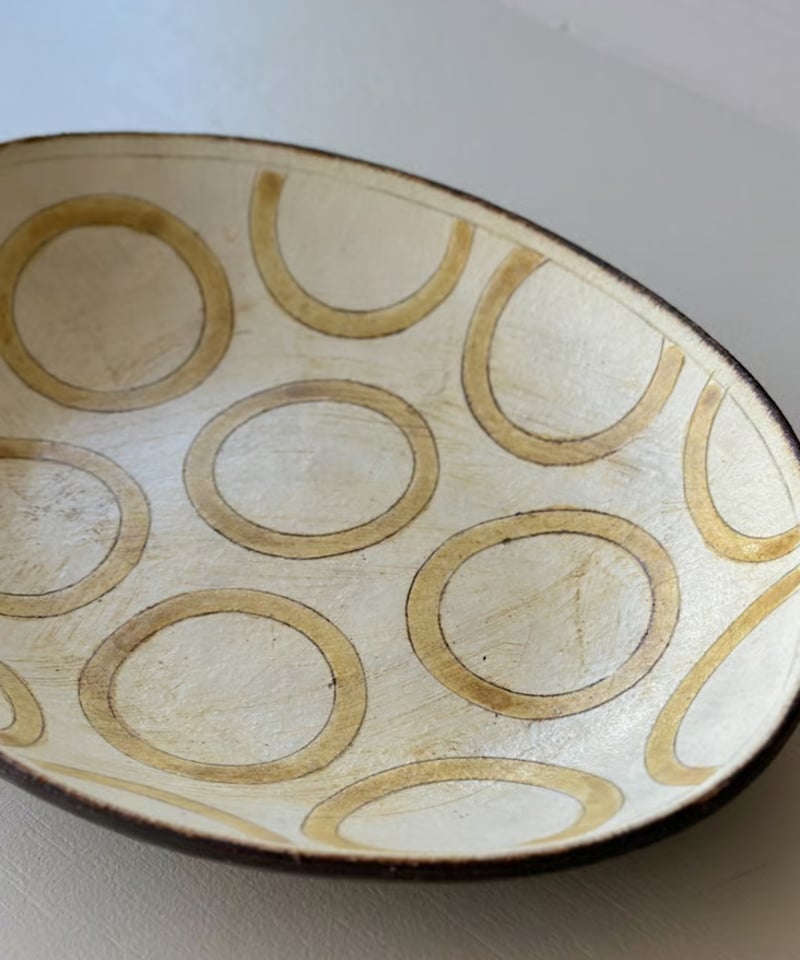 四角丸のボウル(長L) / 市岡 泰 | galeriekaigetsu online shop