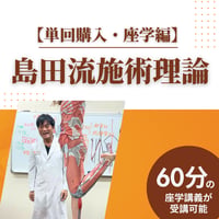 島田流施術理論【単回購入・座学編】