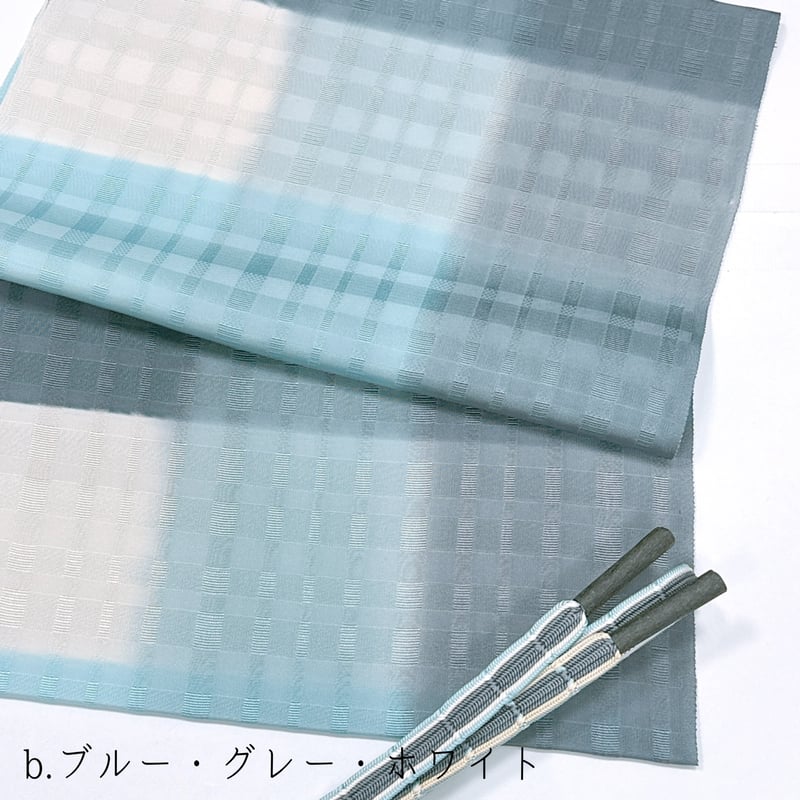 帯揚げ 帯揚げ 金銀縫取二色遠山霞｜京都の着物和装小物 ゑり正