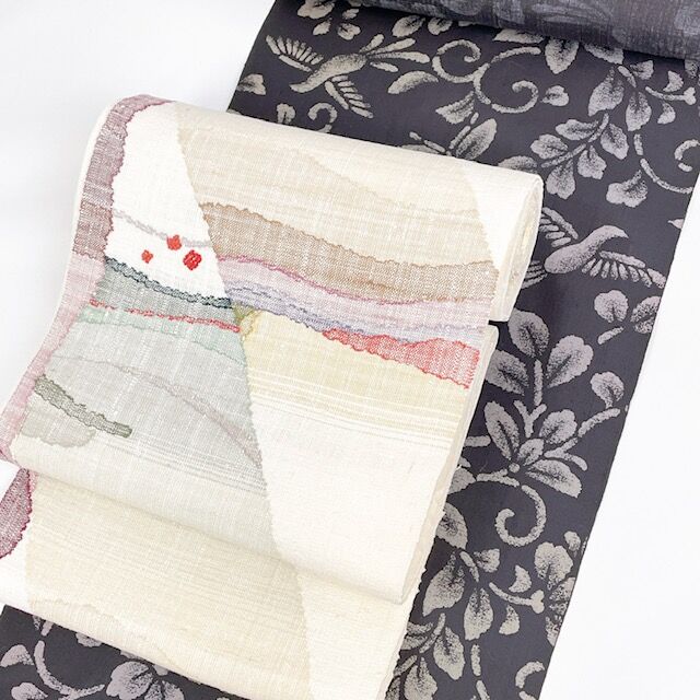 渡文 八寸名古屋帯 六通柄 | ひつじや