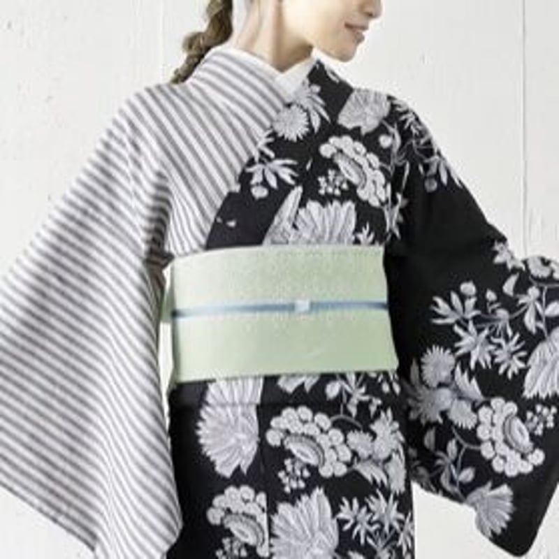 【59kimono】2022  兵児帯レディレース　ライトグリーン 兵児帯 59kimono『レディレース』ライトグリーン | ひつじや