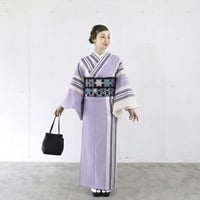 ひつじや75周年記念】桐生織 絲都のそよ風工房 御召 お仕立て代込み