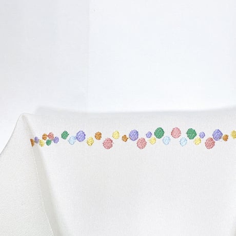 オリジナル刺繍半衿『ドットツリー』