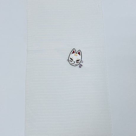 オリジナル刺繡半衿 絽