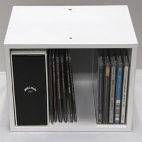 CD/DVD収納マス型ラック