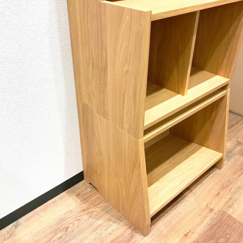 値下げ　レコードラック　ハンドメイド レコードラック スタッキングラック 3段 REGULAR × REGULAR × TOP /