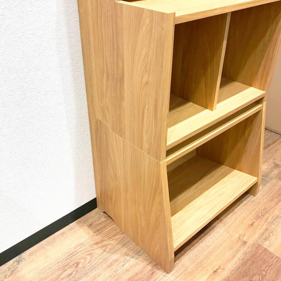 レコードラック スタッキングラック 3段 ANGLE × REGULAR × CD RACK