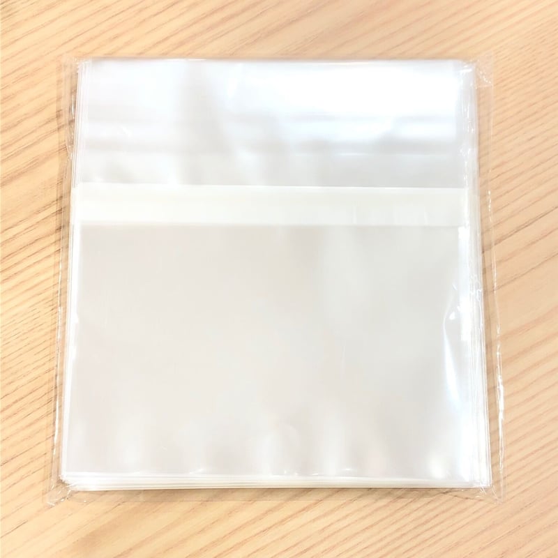 CD 8枚まとめ売り CD用のり付ビニール(セロパック)・上入れタイプ 100枚セット