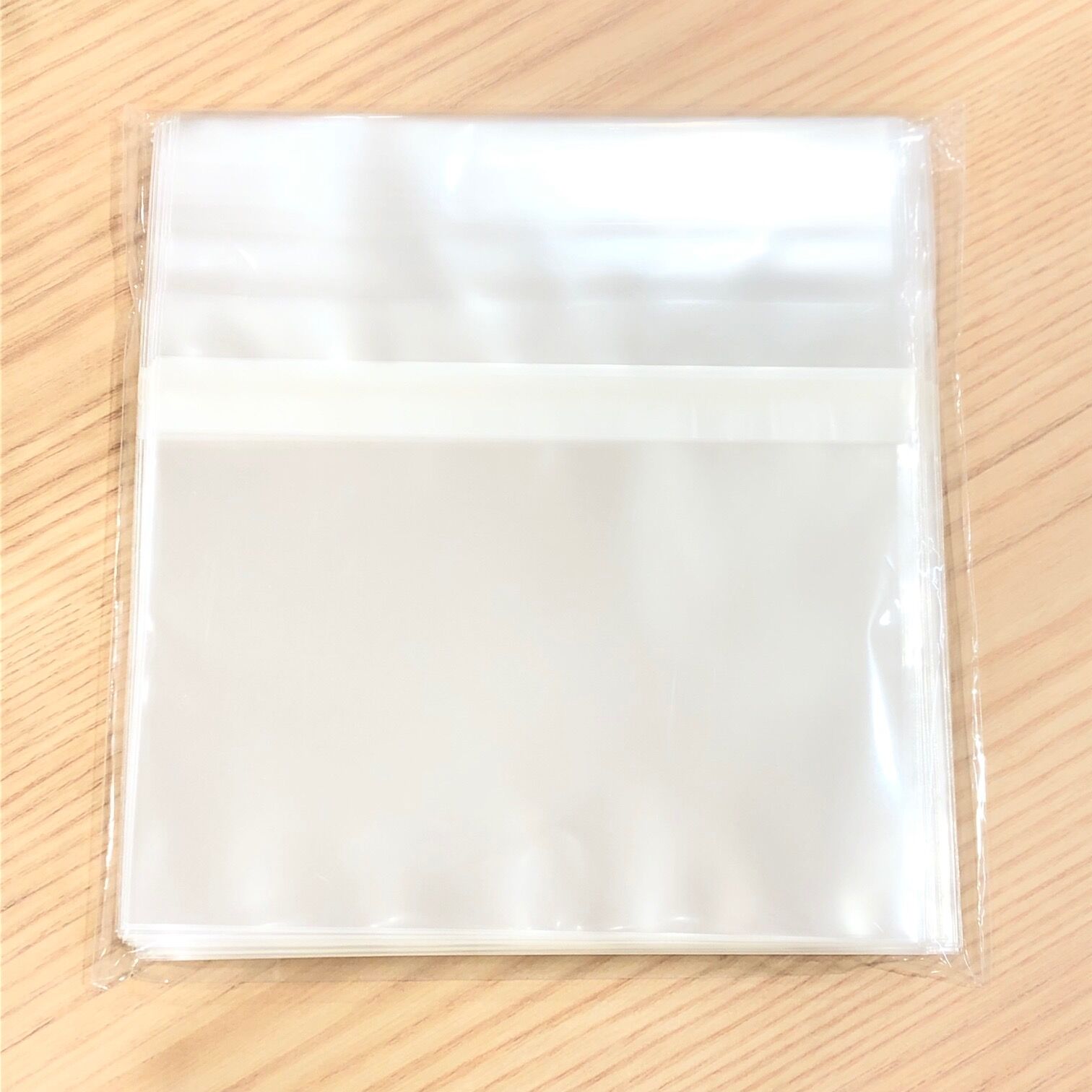 CD用のり付ビニール(セロパック)・上入れタイプ 100枚セット