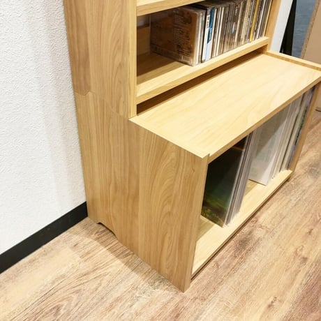 レコードラック スタッキングラック 2段 REGULAR × CD RACK FLAT / ディスクユニオン DISK UNION