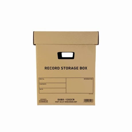RECORD STORAGE BOX Craft クラフト (LP用 5箱セット)