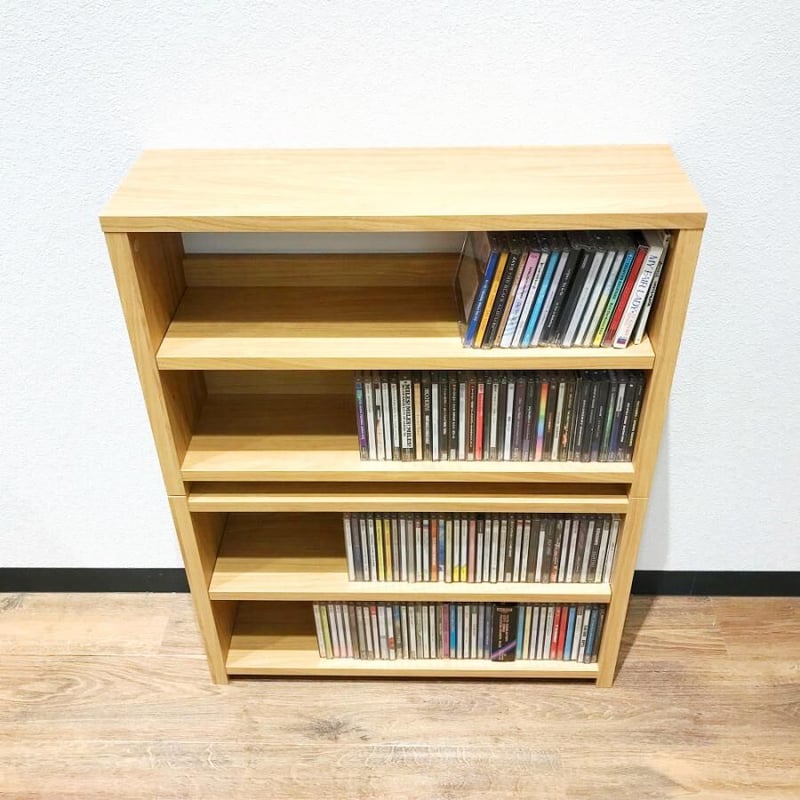 レコードラック スタッキングラック 2段 CD RACK × CD RACK FLAT レコードラック スタッキングラック 2段 CD RACK × CD RACK FLAT