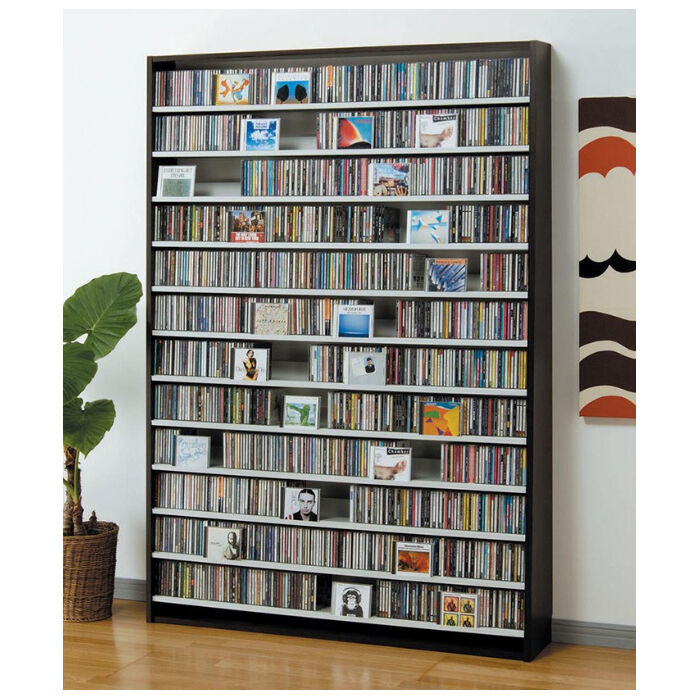 【中古】aux CDストッカー CS1668 最大1668枚収納 オークス CDストッカー CS1668 CD収納ラック DVD収納ラック 大量