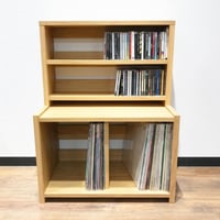 レコードラック スタッキングラック 2段 REGULAR × CD RACK FLAT / ディスクユニオン DISK UNION