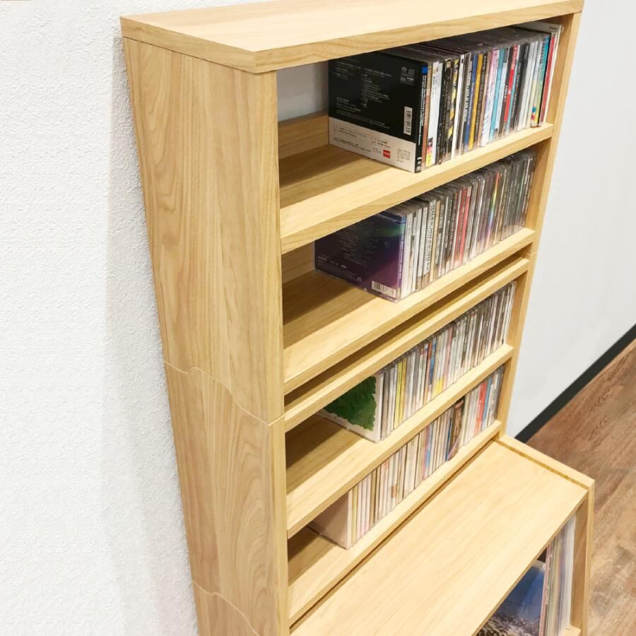 レコードラック スタッキングラック 3段 ANGLE × CD RACK × CD RACK
