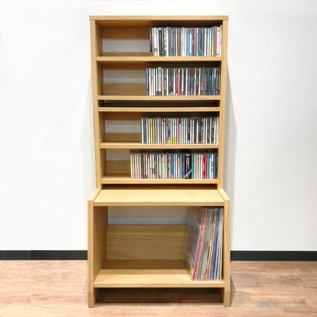 レコードラック スタッキングラック 3段 ANGLE × CD RACK × CD RACK FLAT / ディスクユニオン DISK UNION