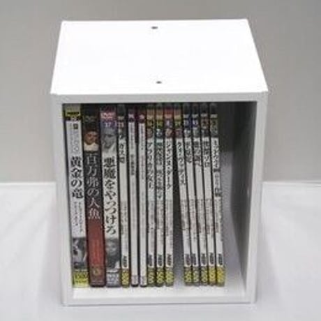 CD/DVD収納マス型ラック