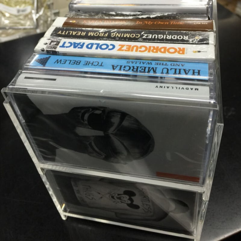 カセットテープ収納ケース + フタ セット | diskunion CD カセットテープ収納ケース + フタ セット | diskunion CD
