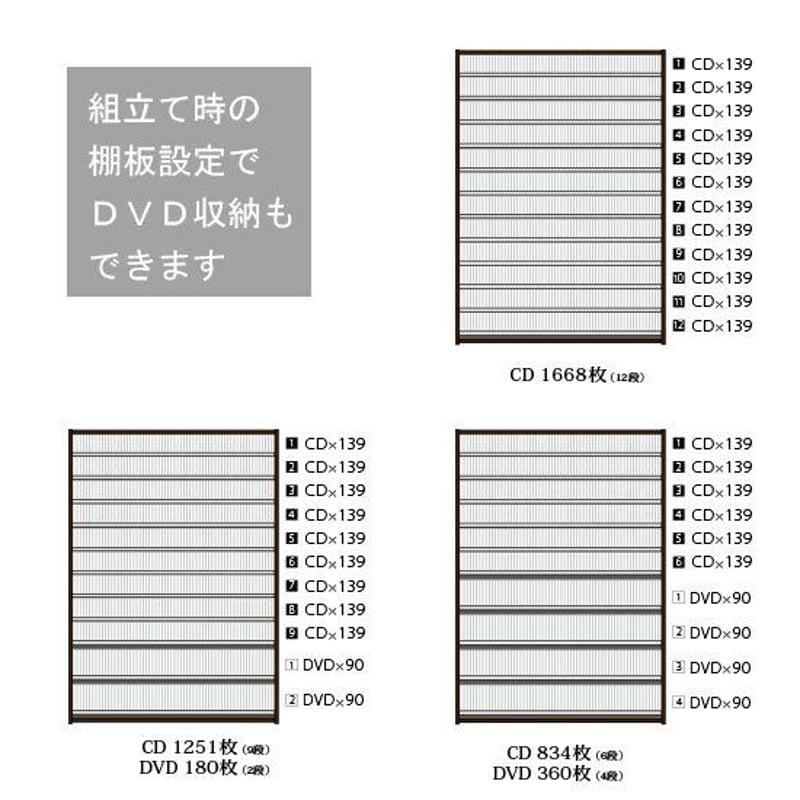 CDストッカー CS1668 | diskunion CDレコードアクセサリー・収納ストア