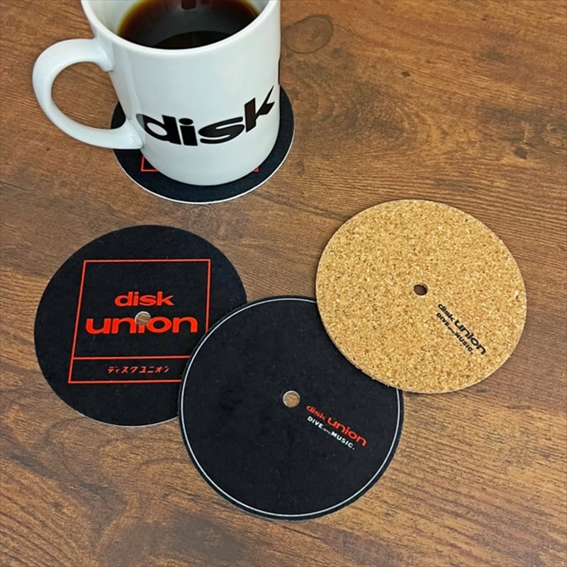コースター(ミニチュアスリップマット)/ ディスクユニオン DISK UNION