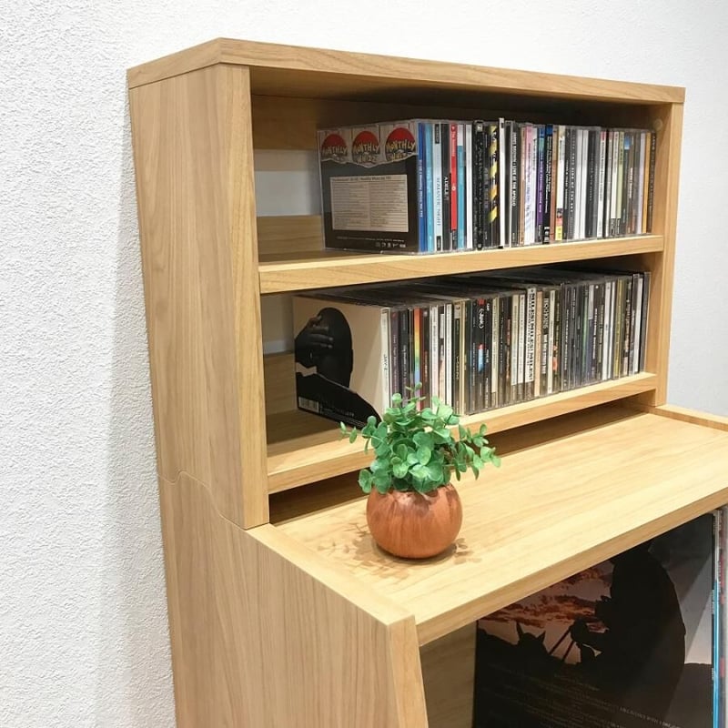 レコードラック スタッキングラック 2段 ANGLE × CD RACK FLAT / ディス