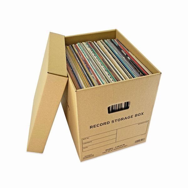 RECORD STORAGE BOX Craft クラフト (LP用 5箱セット) | dis