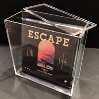 紙ジャケットCD用 収納ミニアクリルケース (フタ付）
