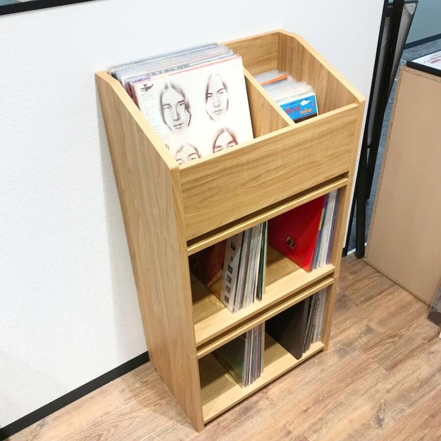 ディスクユニオン スタッキング レコードラック 3段セット 福岡