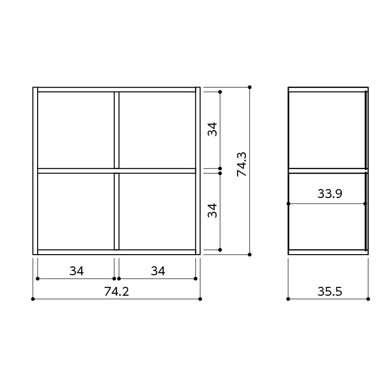 4マスレコードラック DULP-T400 | diskunion CDレコードアクセサリー