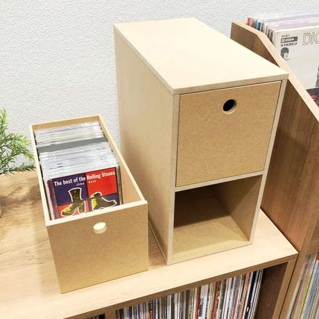 2マス引出式CDラック