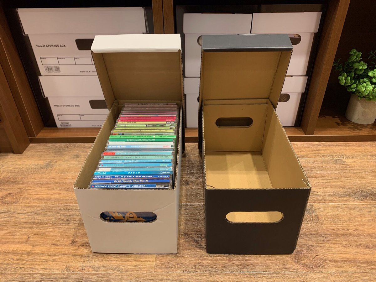CDフタ付きダンボール 5箱セット | diskunion CDレコードアクセサリー