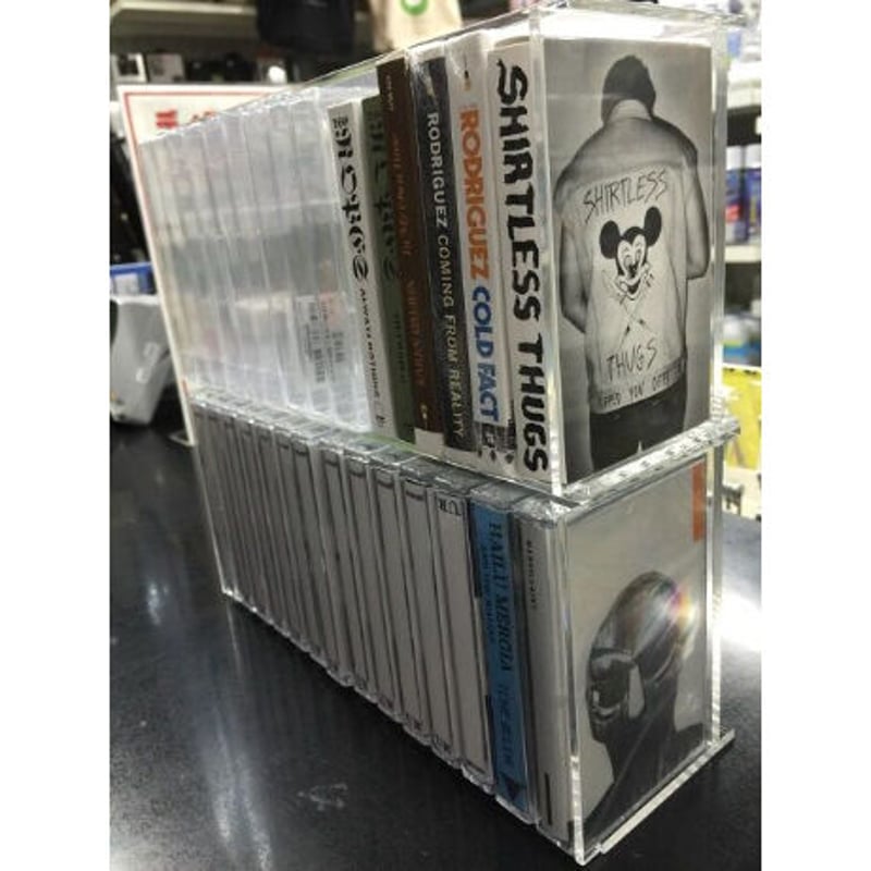 カセットテープ収納ケース + フタ セット | diskunion CD カセットテープ収納ケース + フタ セット | diskunion CD
