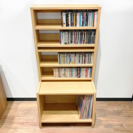レコードラック スタッキングラック 3段 ANGLE × CD RACK × CD RACK FLAT / ディスクユニオン DISK UNION