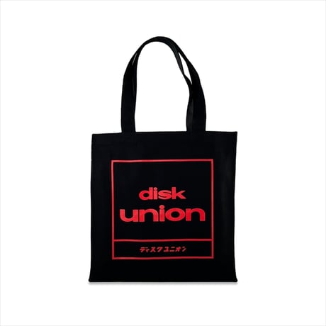 diskunion レコード トート 四角ロゴ / ディスクユニオン DISK UNION