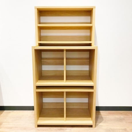 レコードラック スタッキングラック 3段 REGULAR × REGULAR × CD RACK FLAT / ディスクユニオン DISK UNION