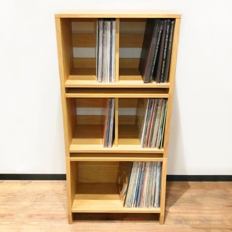レコードラック スタッキングラック 3段 ANGLE × REGULAR × REGULAR FLAT / ディスクユニオン DISK UNION
