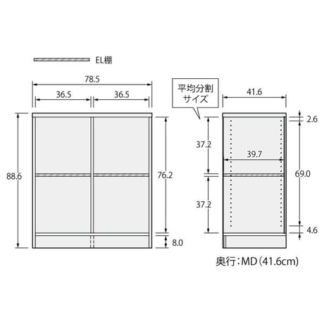 チョイスグリッドマルチラック CGR9080MD