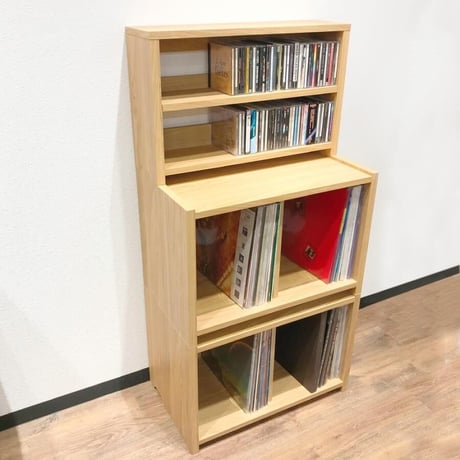 レコードラック スタッキングラック 3段 REGULAR × REGULAR × CD RACK FLAT / ディスクユニオン DISK UNION